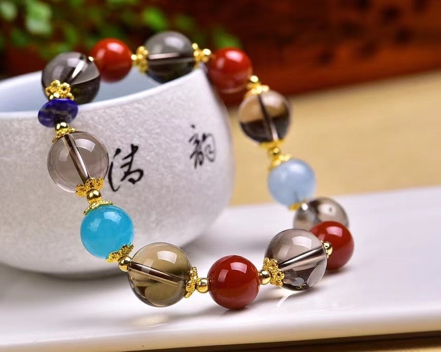 Mixed gems bracelets