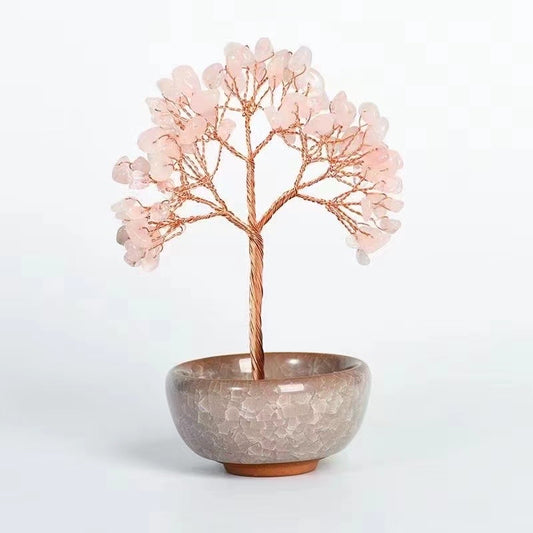 Rose quartz trees goods