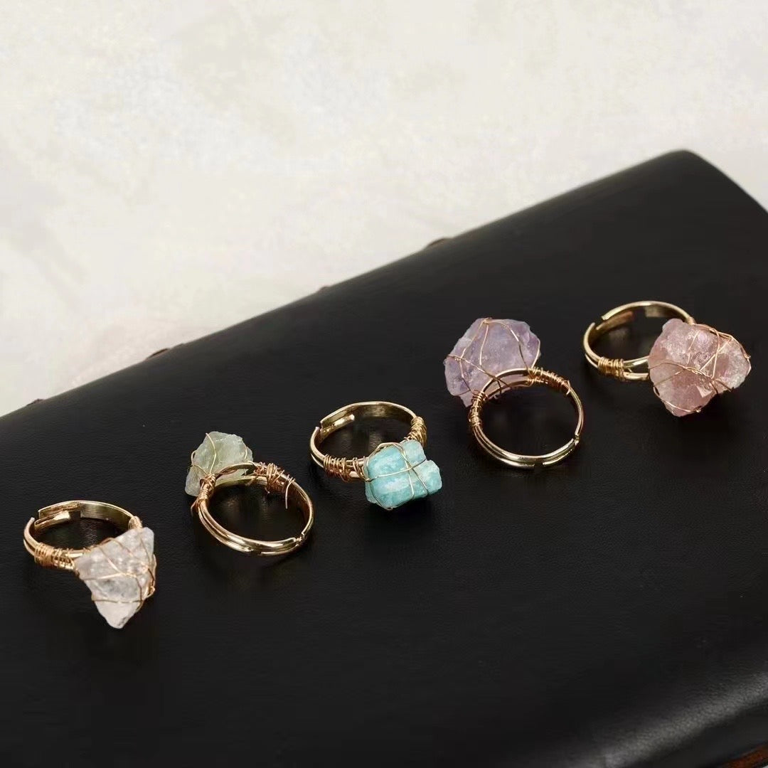 10pcs / set  different martial specimens rings