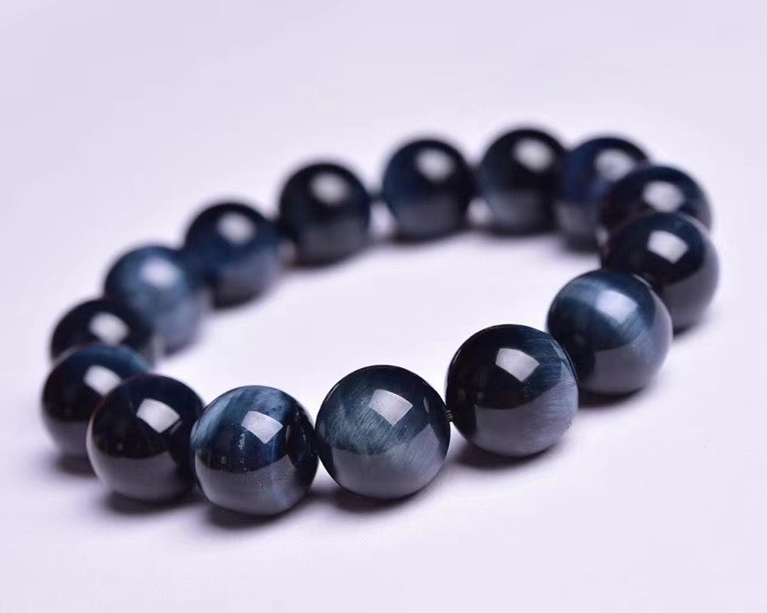 14mm Blue Tiger Eye Bracelets