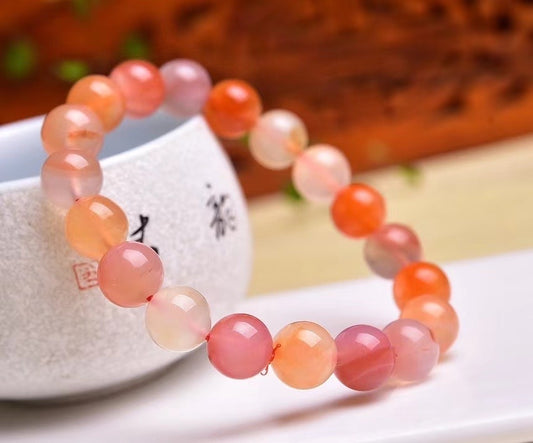 9.6mm Yanyuan Agate Ball Single Loop Bracelets