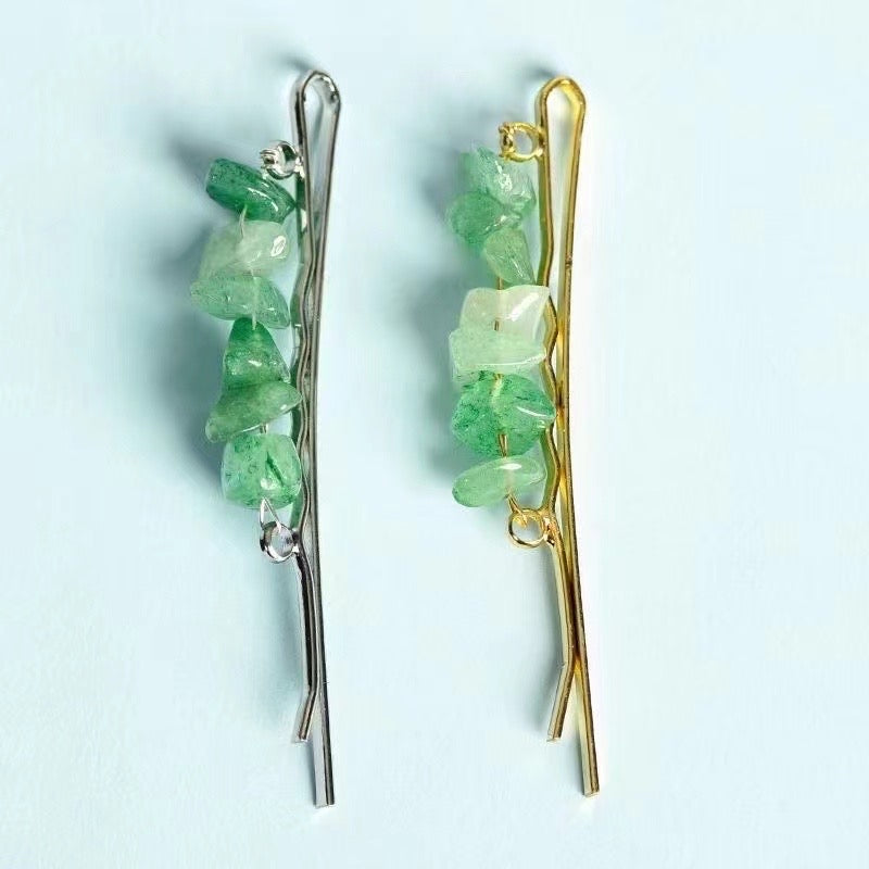 Each set of 10pcs materials of crystal hair clips goods