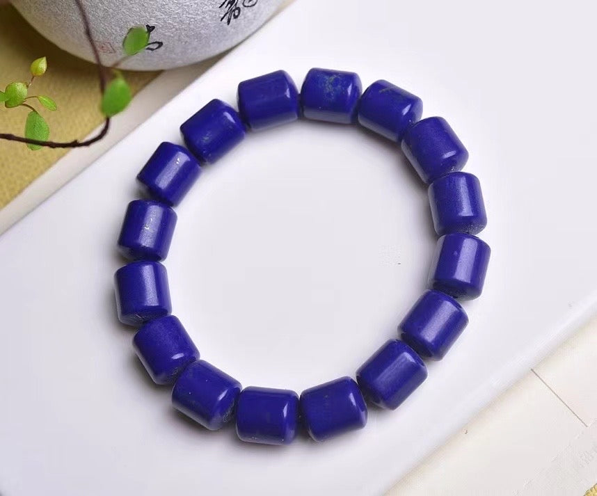 Azurite Mine Drum Ball bracelets