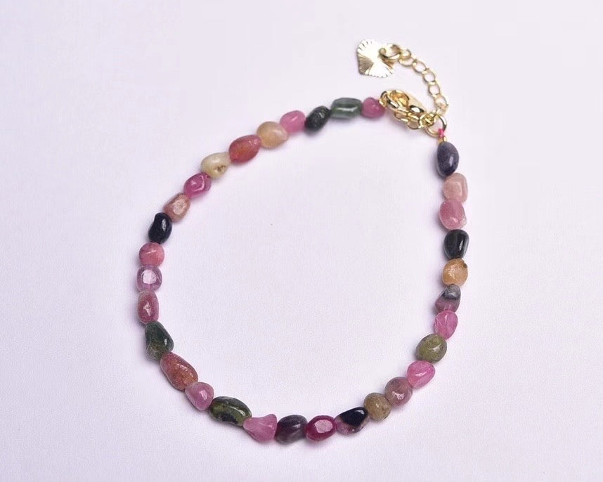 New arrivals of Brazilian tourmaline with a single loop bracelets