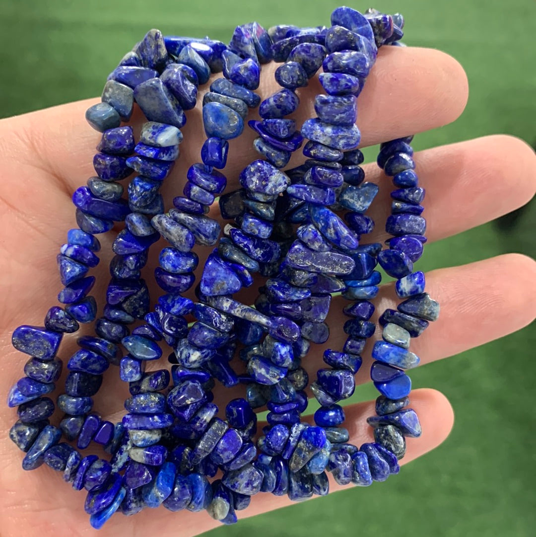 Lapis lazuli chips bracelets