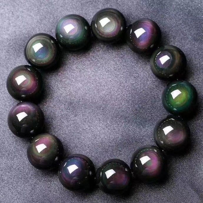 12mm Rainbow Obsidian bracelets