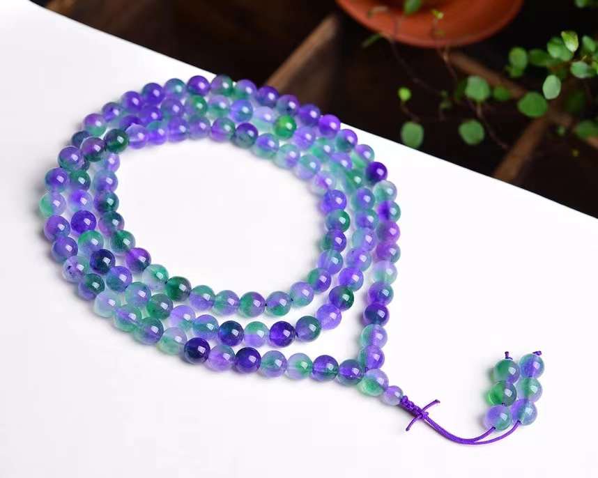 Purple Green Watermelon Crystal bracelets