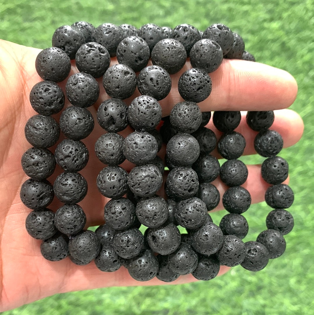 10mm Lava stone bracelets