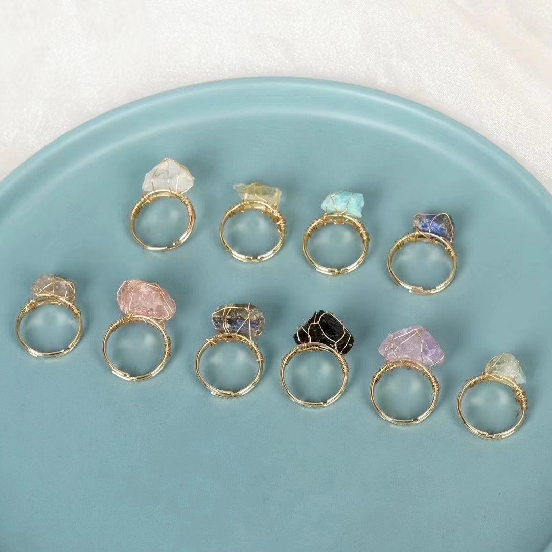 10pcs / set  different martial specimens rings