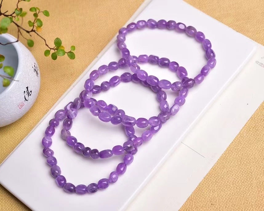 6mm Special Offer Brazilian Natural Lavender Amethyst Style Bracelets