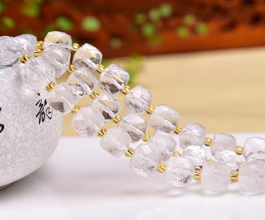 Clear quartz bracelets