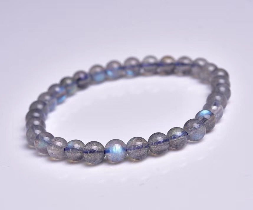 7mm  The labradorite single loop bracelets