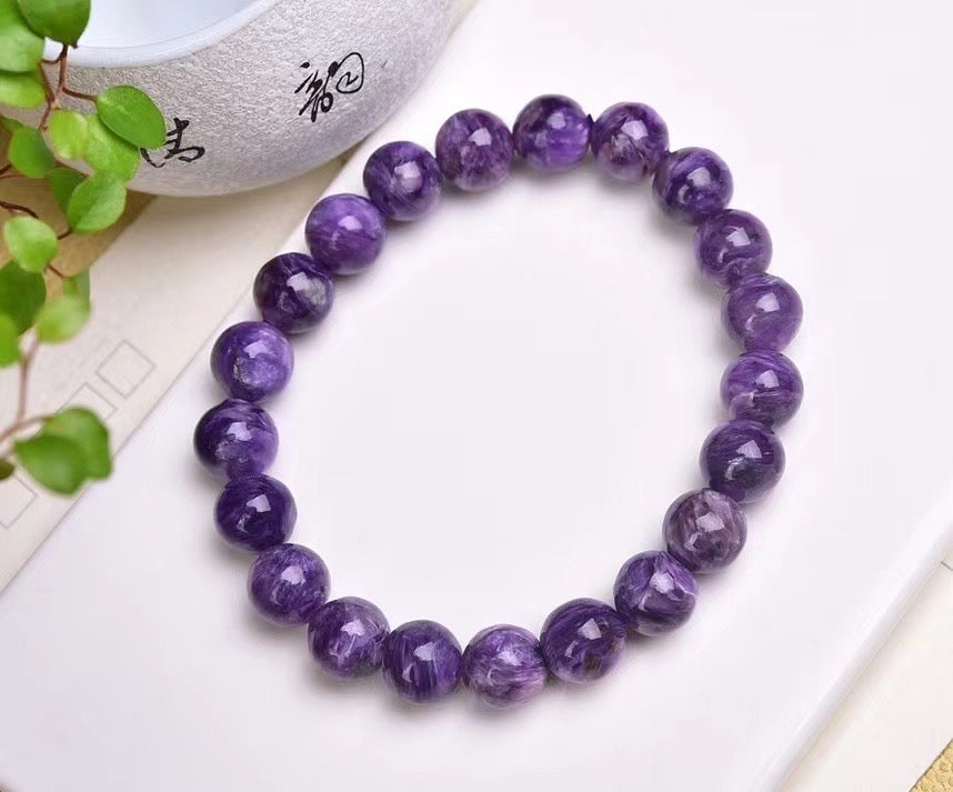 9.5mm charoite Bracelets