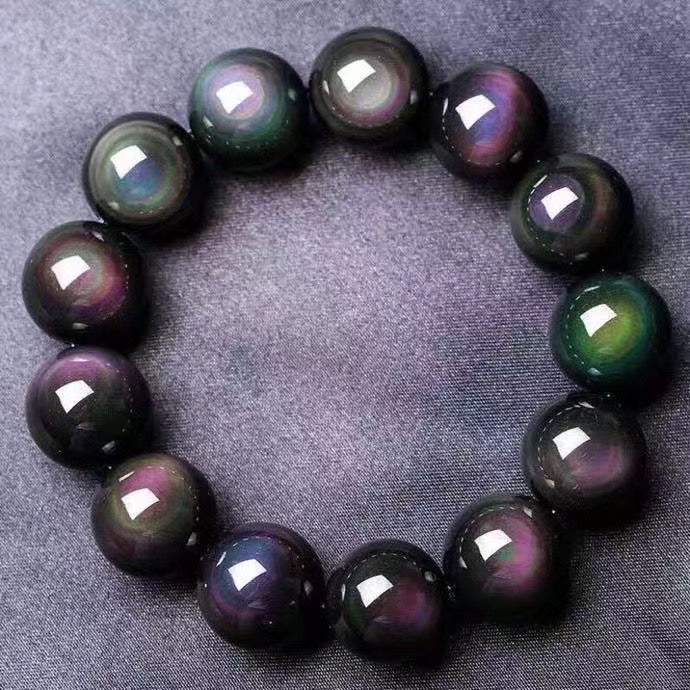 10mm Rainbow Obsidian bracelets