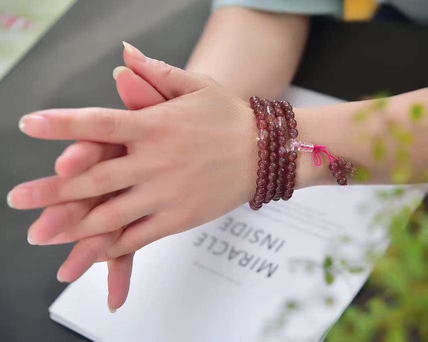 Red Strawberry Crystal 108 bracelets