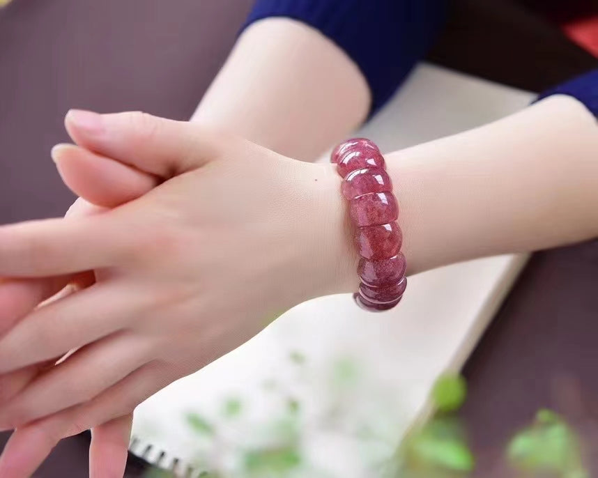 strawberry crystal bracelets