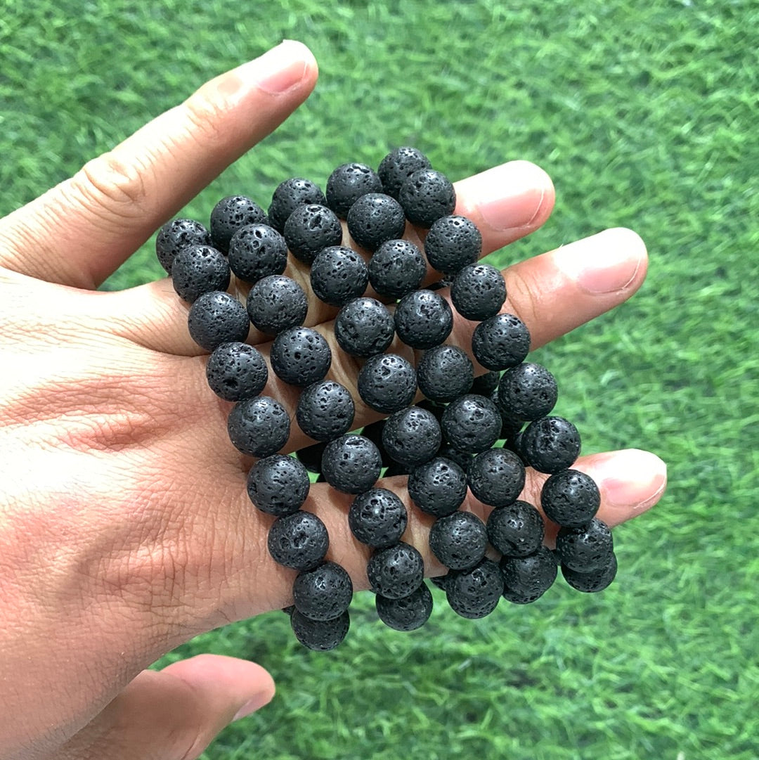 10mm Lava stone bracelets