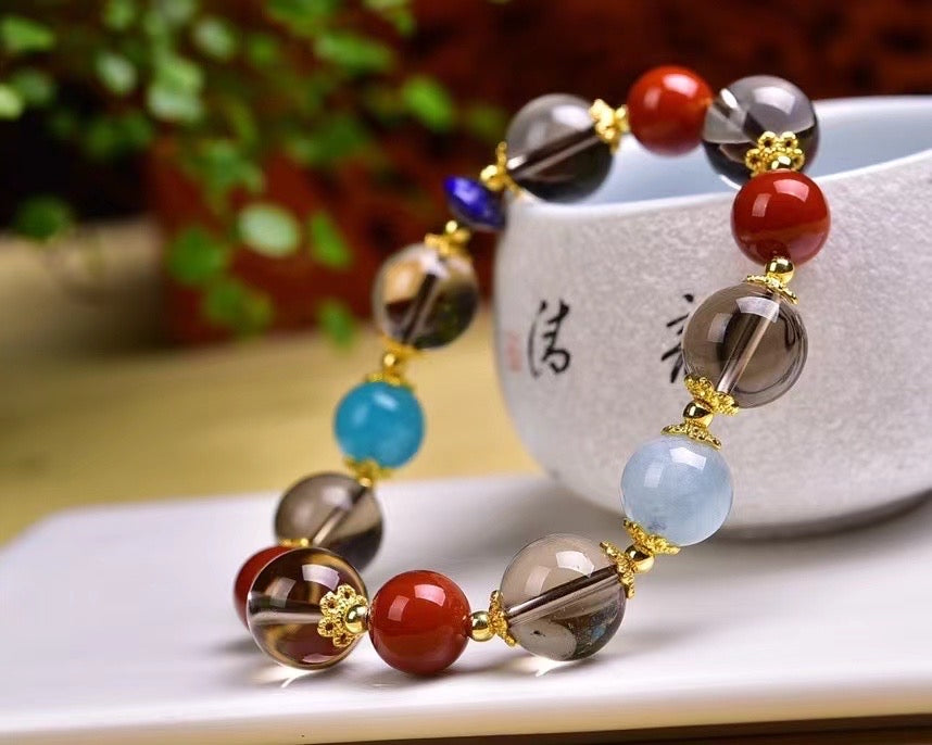 Mixed gems bracelets