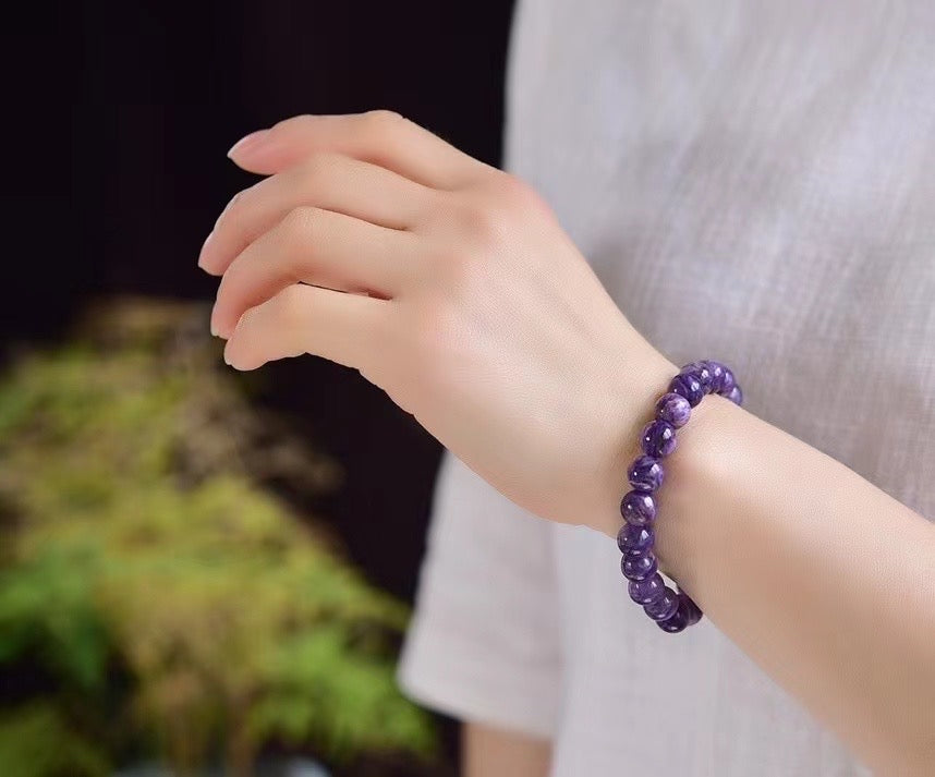 9.5mm charoite Bracelets