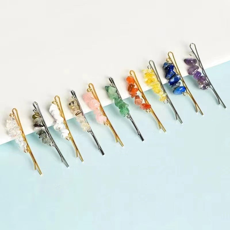 Each set of 10pcs materials of crystal hair clips goods