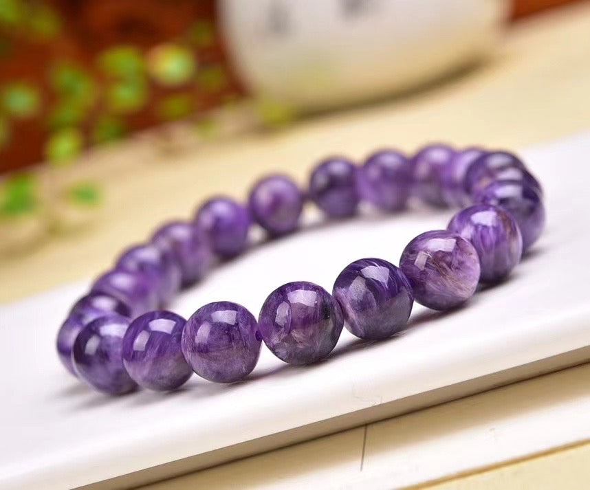 9.5mm charoite Bracelets