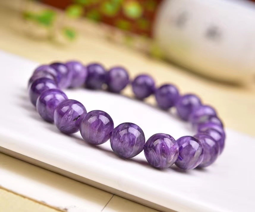 9.5mm charoite Bracelets