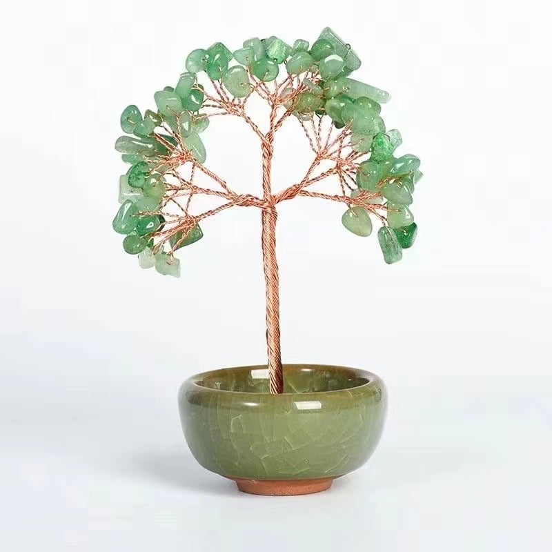 Green aventurine trees goods