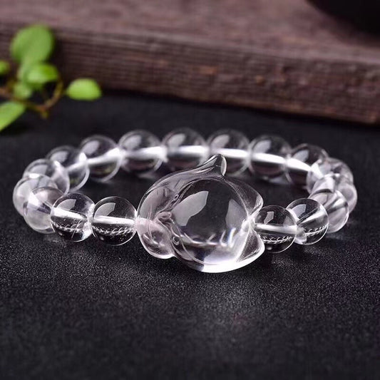 Clear quartz bracelets