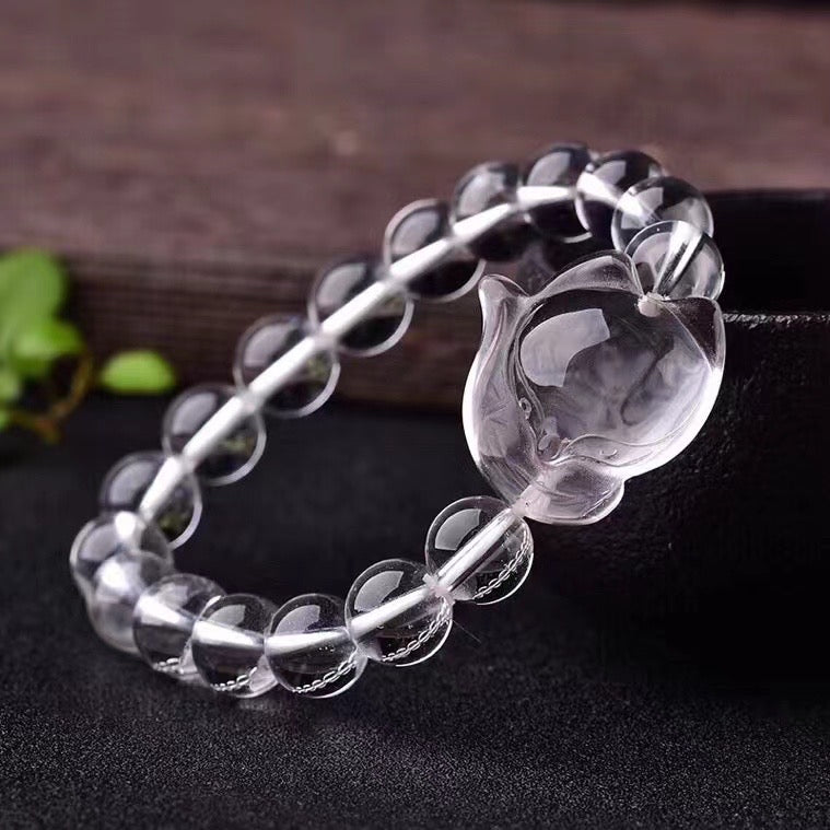 Clear quartz bracelets