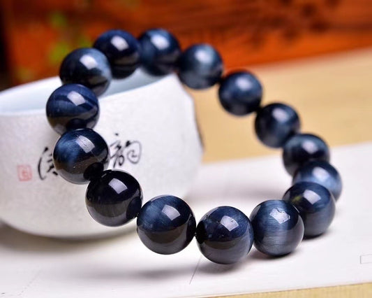 8mm Blue Tiger Eye Bracelets