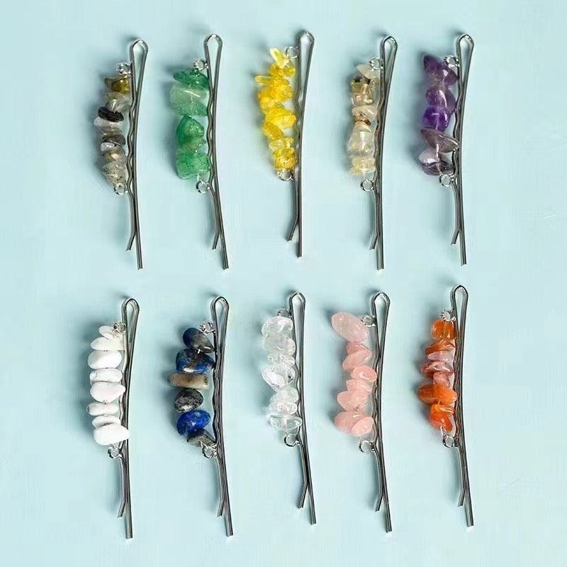 Each set of 10pcs materials of crystal hair clips goods