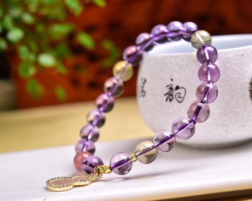 Amethyst citrine bracelets