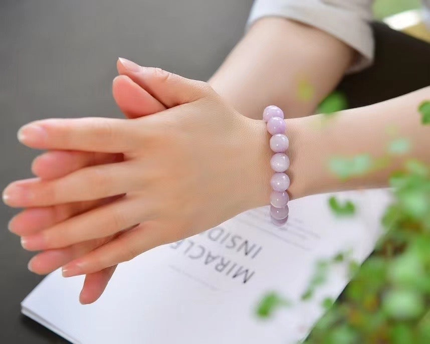 The super moist purple Kunzite single loop bracelets