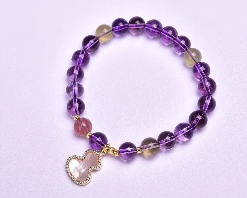 Amethyst citrine bracelets