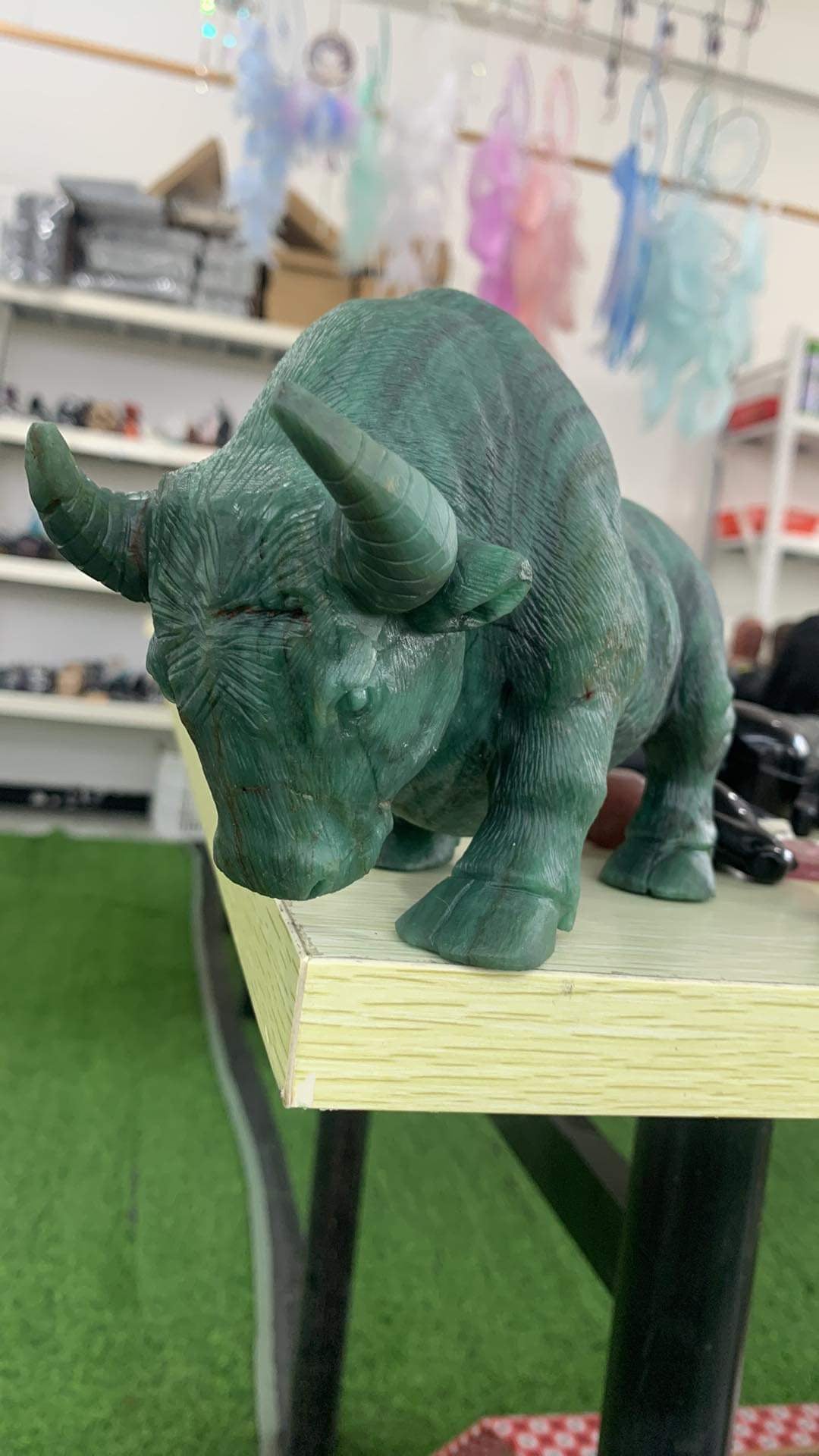 High-quality bull carvings