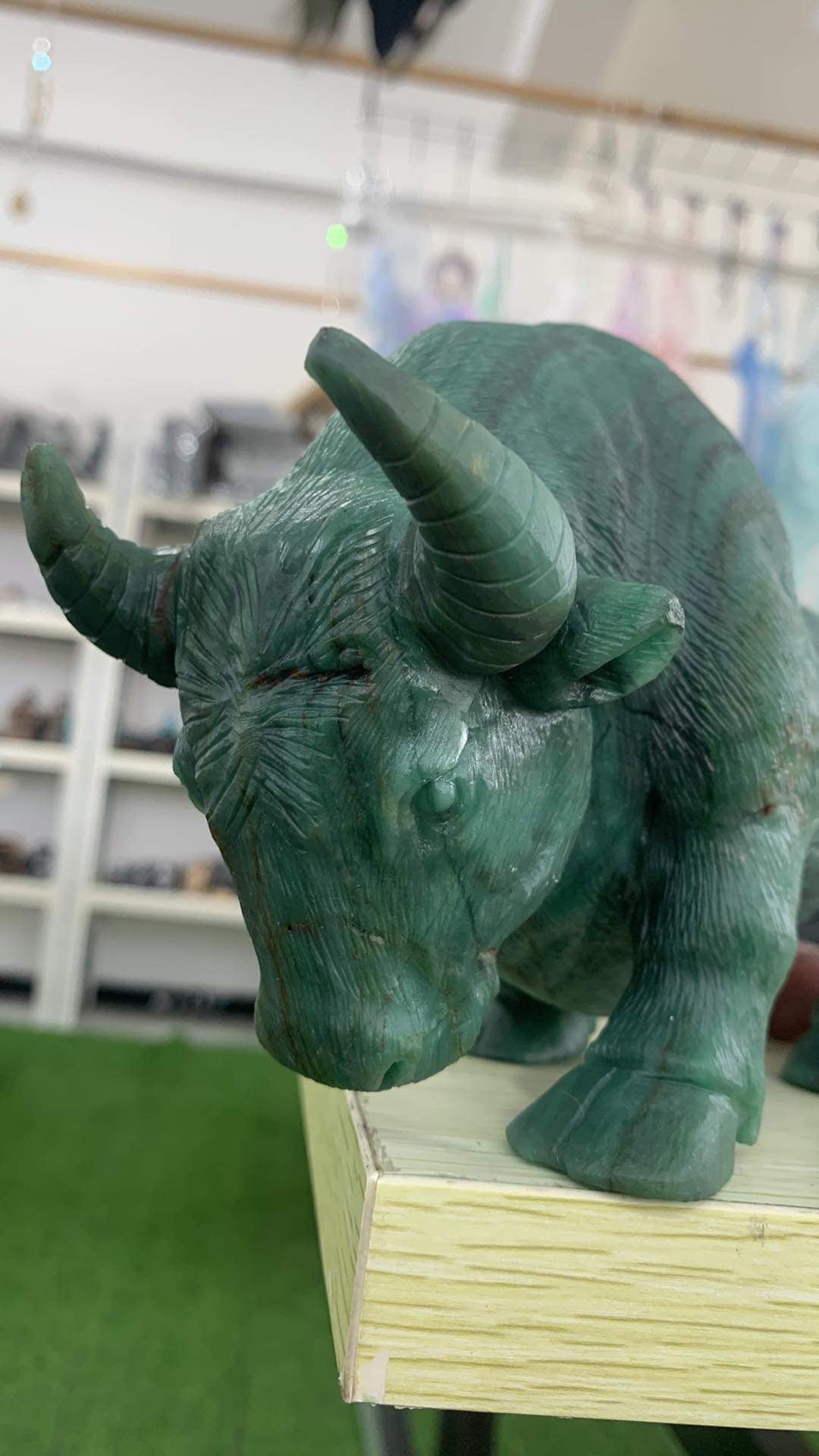 High-quality bull carvings